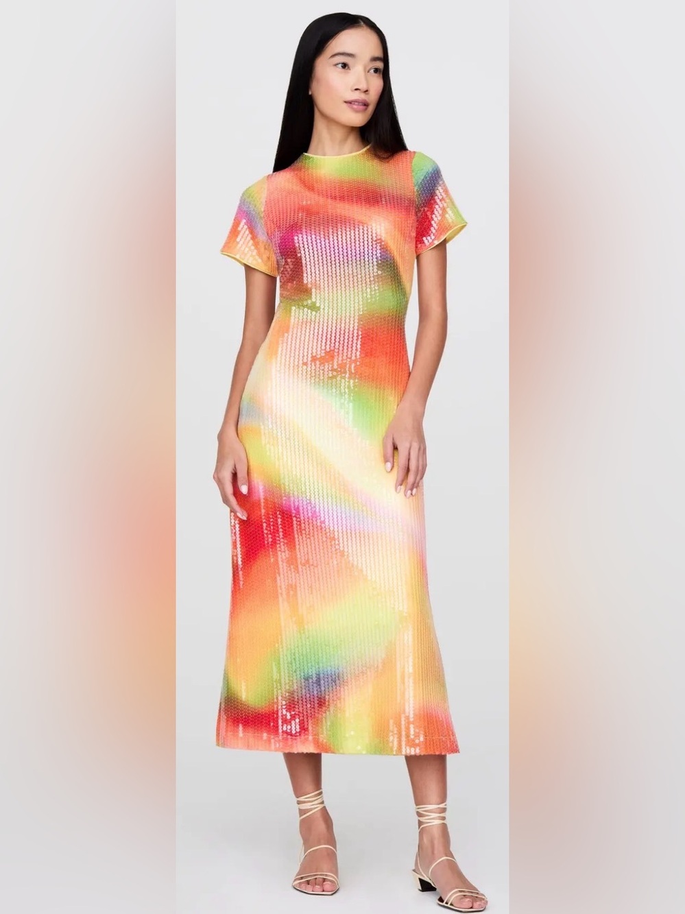 Marie Oliver Maxwell Aurora Sequin Dress Size XS NWT Colorful Abstract